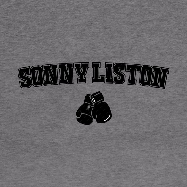 Sonny Liston Boxing Tshirt by ArtOctave